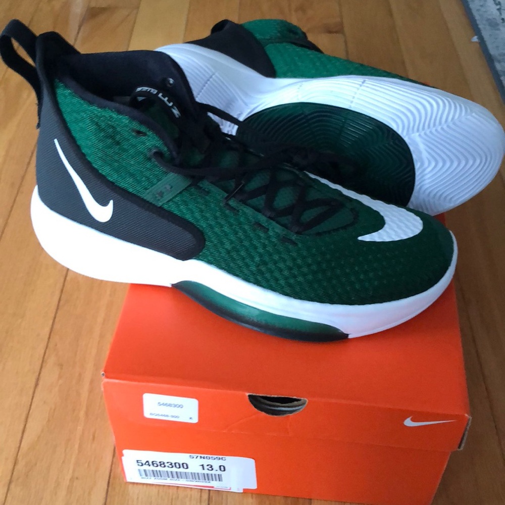 Men’s Nike Zoom Rize Basketball Sneaker 13 Green